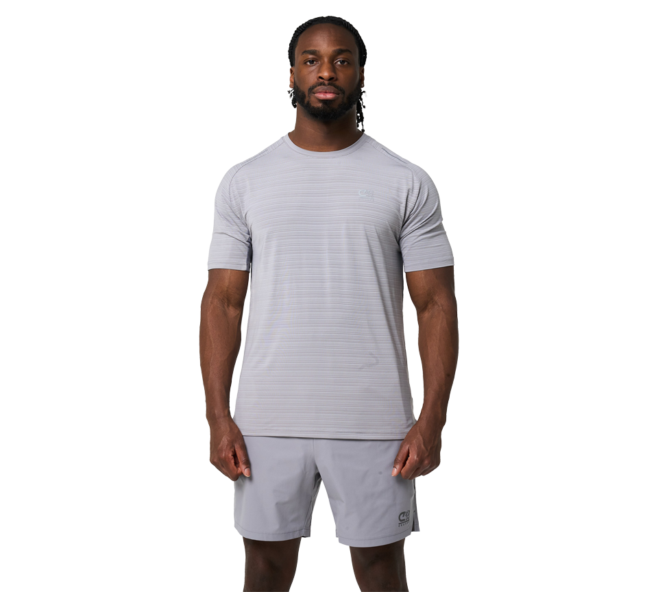 Cruyff Degrees T-Shirt Mens Grey Short Sleeve Crew Neck Casual Tee UK S-2XL