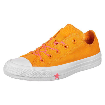 Converse Chuck Taylor All Star OX Trainers Womens Shoes Orange UK 3-8