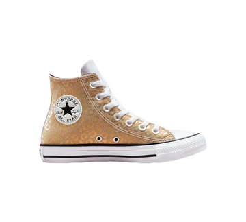 Converse Authentic Glam Chuck Taylor All Star Womens Shoes Gold UK 3-8