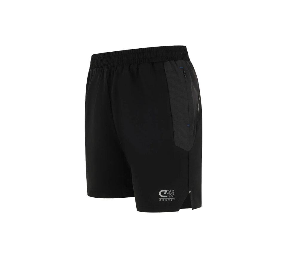 Cruyff Flame Shorts Mens Athletic Shorts Black Grey - UK S-2XL