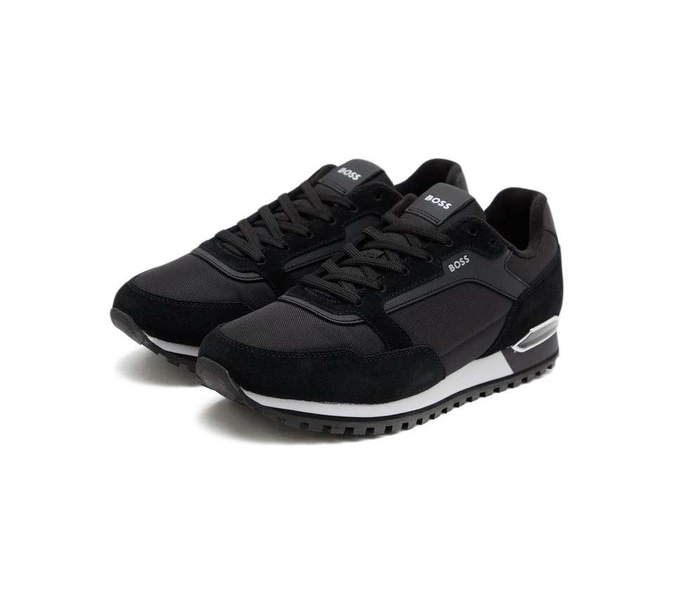Hugo Boss Parkour Run Mens Trainers Dark Blue Black Sneakers UK 6-11