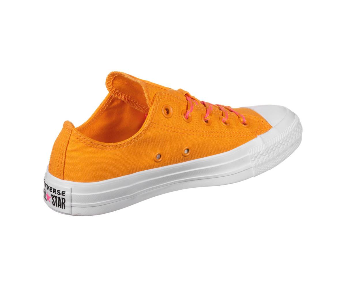 Converse Chuck Taylor All Star OX Trainers Womens Shoes Orange UK 3-8