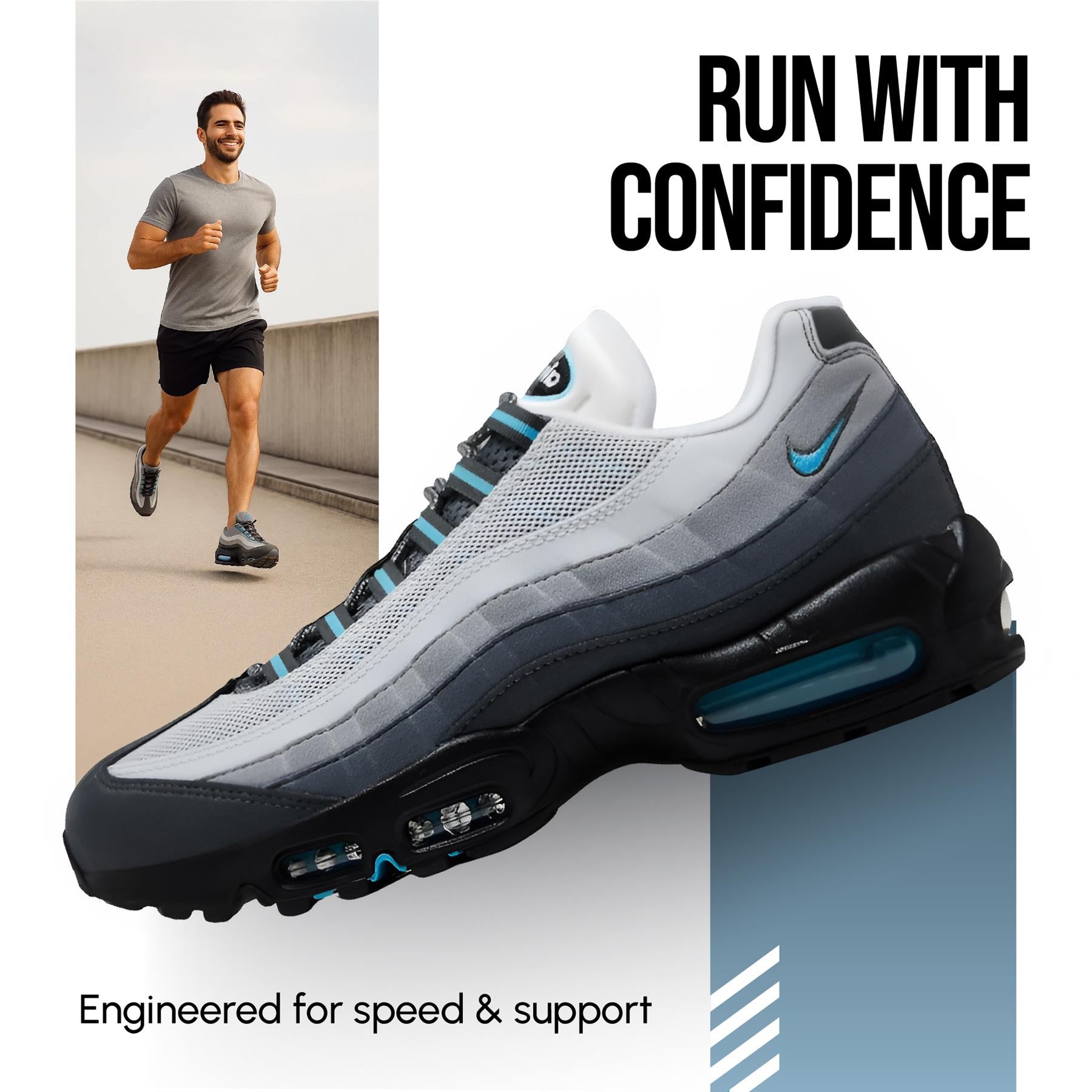 Nike Air Max 95 Baltic Blue UK 6-12