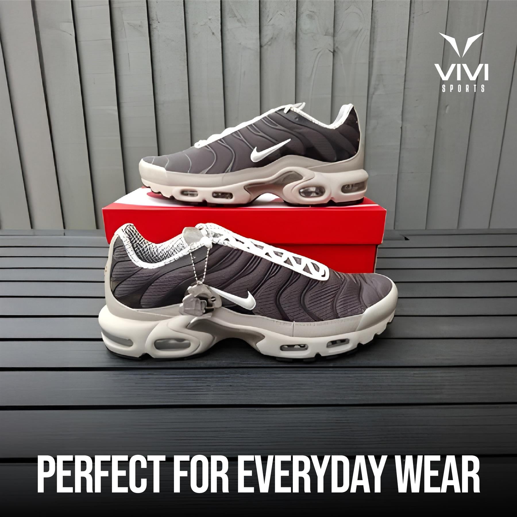 Nike Air Max Plus Cave Stone White Grey Shoes - UK 6-12