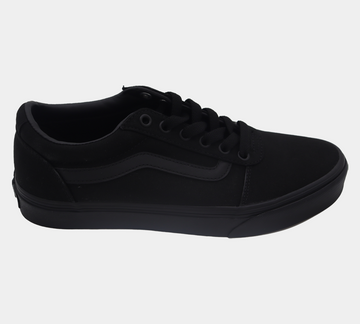 Women's Vans Ward Canvas VN0A3IUN1861 Classic Skate Shoes Black UK 3-8