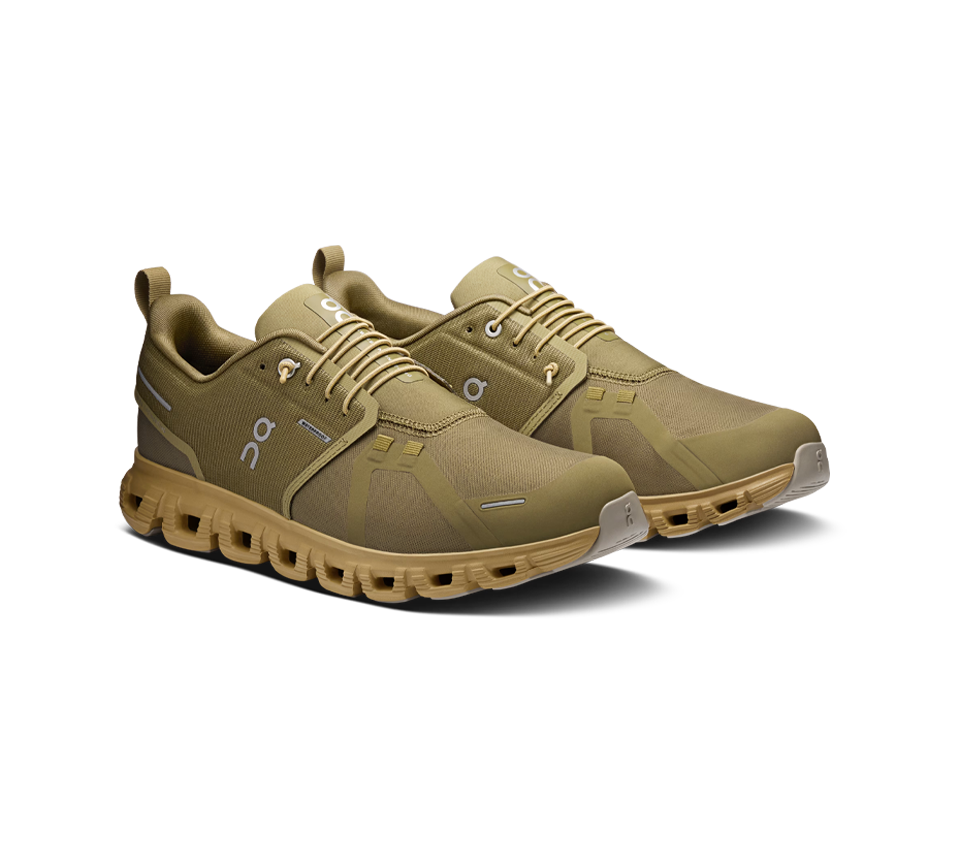 ON Cloud Waterproof Trainers Olive Green Safari Shoes - UK 6.5-11