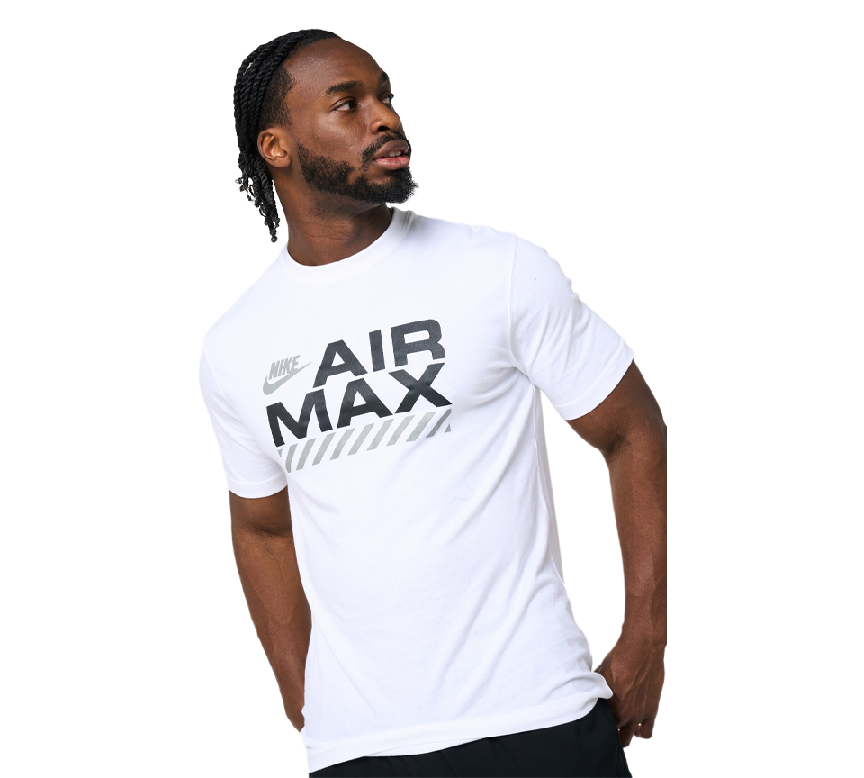 Nike Sportswear Air Max Tee Mens Black and White Short Sleeve T-Shirt UK S-XL