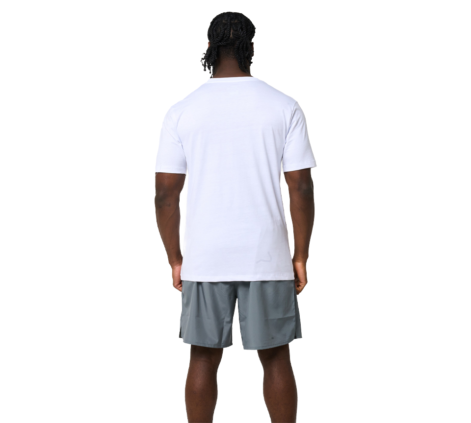 Nike Dri-FIT Tee Mens White Short Sleeve Crew Neck Training T-Shirt UK S-2XL