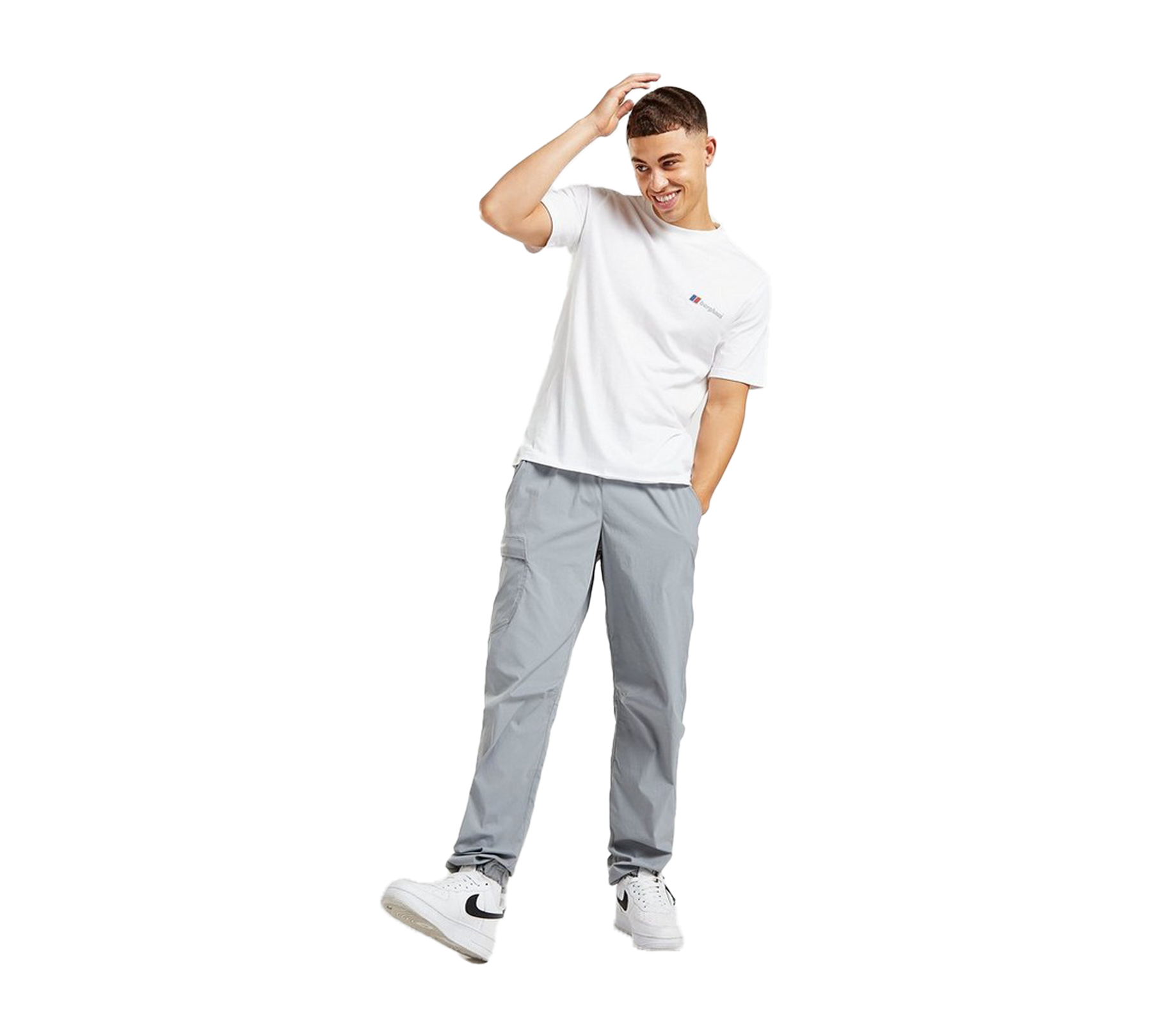 Berghaus Organic Classic Logo T-Shirt Mens White Short Sleeve Crew Neck Tee UK S-2XL