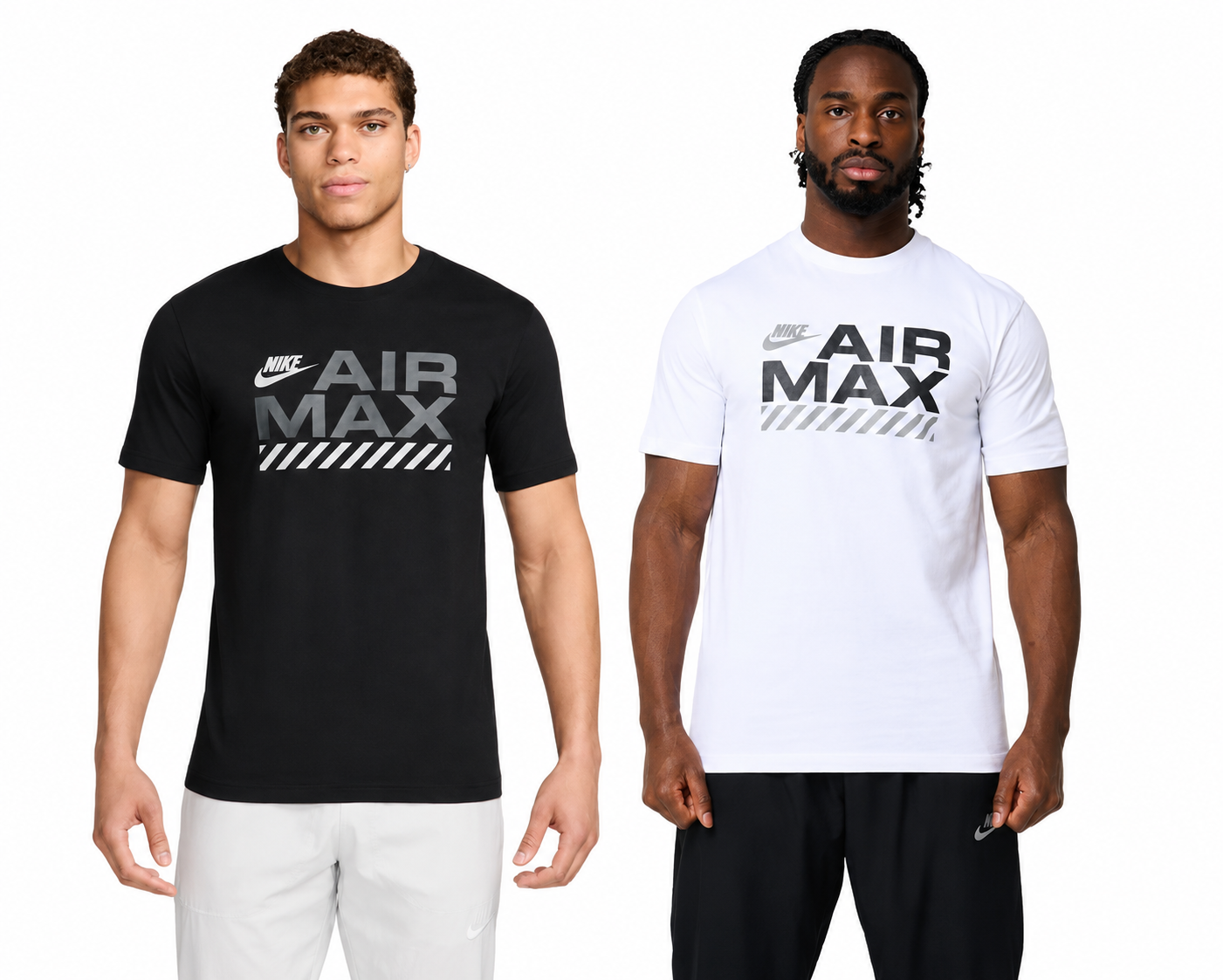 Nike Sportswear Air Max Tee Mens Black and White Short Sleeve T-Shirt UK S-XL