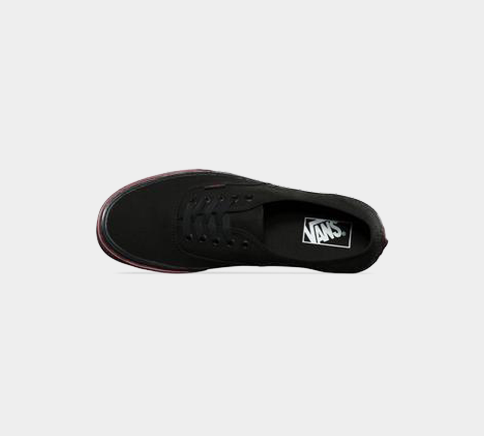 Vans Flame Wall Authentic Black Trainers Unisex Shoes UK 4