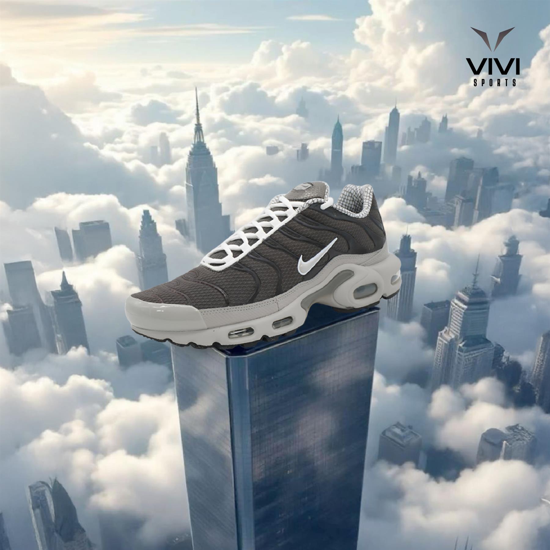 Nike Air Max Plus Cave Stone White Grey Shoes - UK 6-12