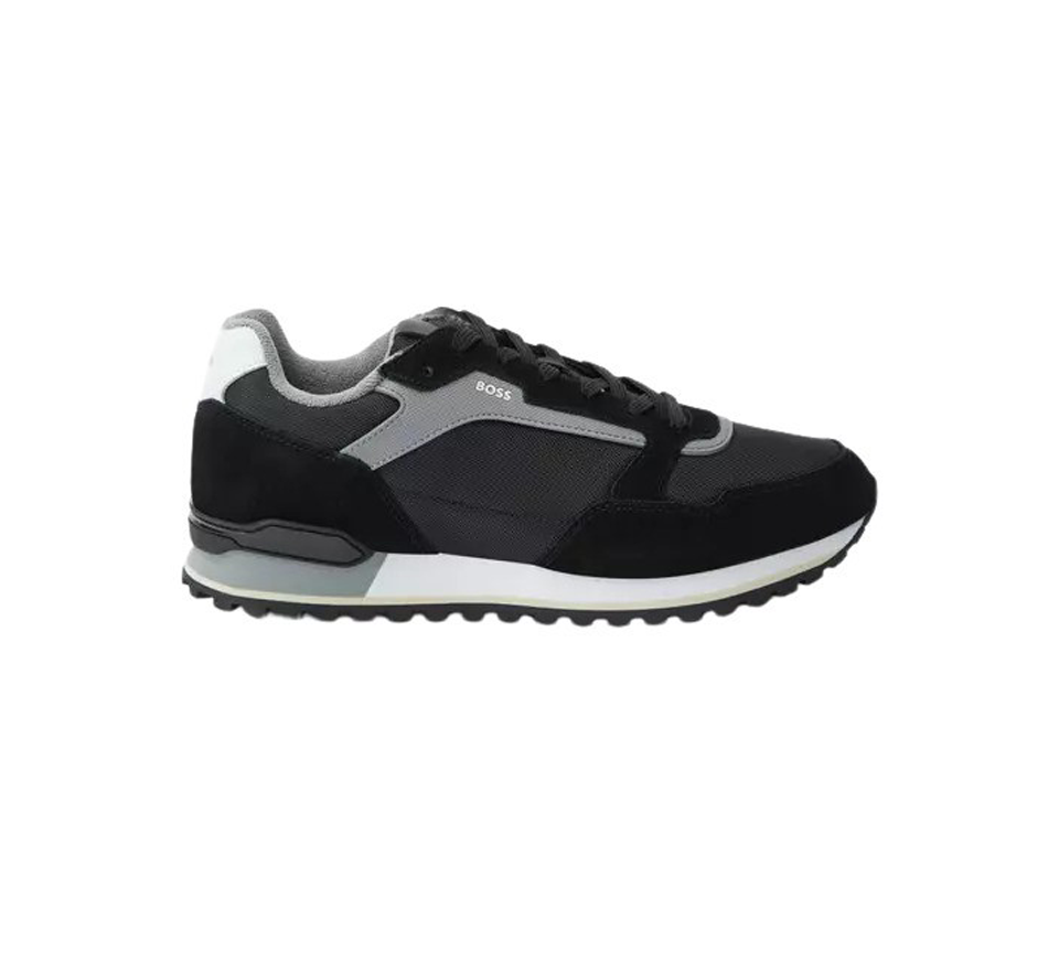 Hugo Boss Parkour L Runn Sdnyt Mens Trainers Shoes Dark Blue & Charcoal UK 7-12