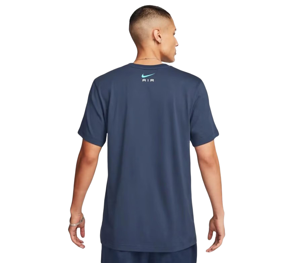 Nike Air Graphic Tee Mens Black and Navy Short Sleeve Crew Neck T-Shirt UK S-2XL