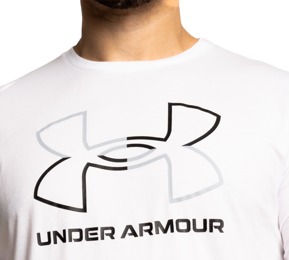 Under Armour Foundation T-Shirt Mens Black White Grey Short Sleeve Crew Neck Tee UK S-2XL