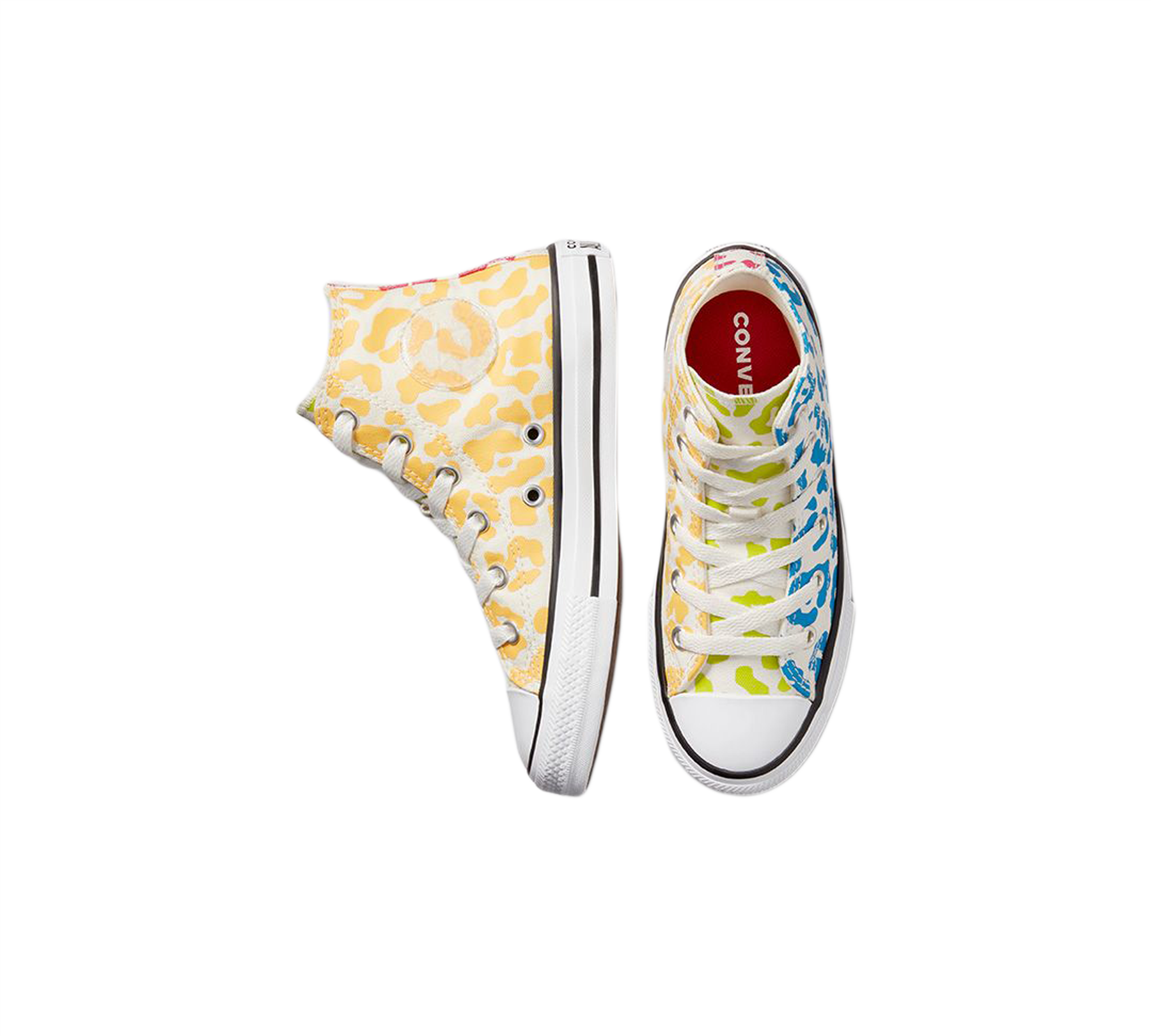Converse Leopard Print Chuck Taylor All Star Shoes Egret/Kinetic UK 10-5.5