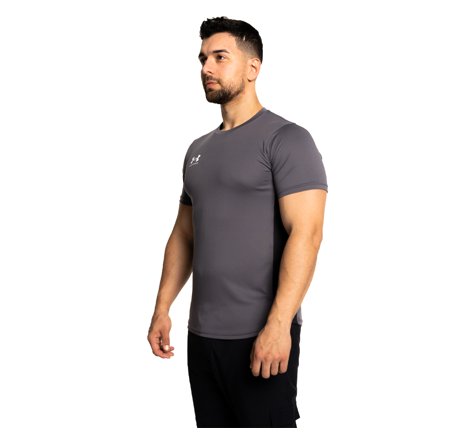 Under Armour Challenger Training T-Shirt Mens Midnight Navy and Starlight Gym Tee UK S-2XL