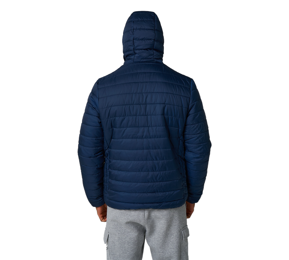 Ellesse Revuelto Padded Jacket with Hood Navy Blue UK S-2XL