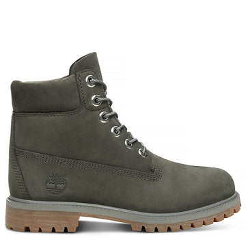 Timblerland 6 Inch Premium Dark Grey Girls Womens Boots UK 3-6.5