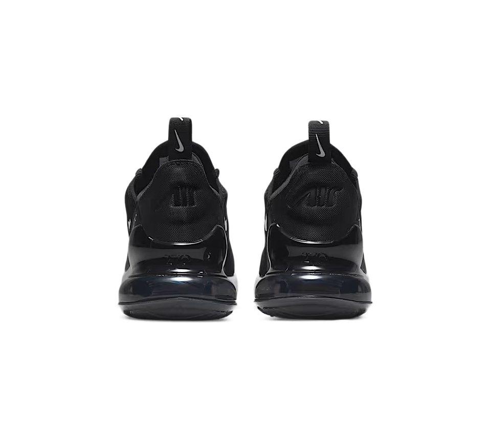 Nike Air Max 270 (GS) Black/Anthracite/White Trainers Shoes UK 3Y-6Y