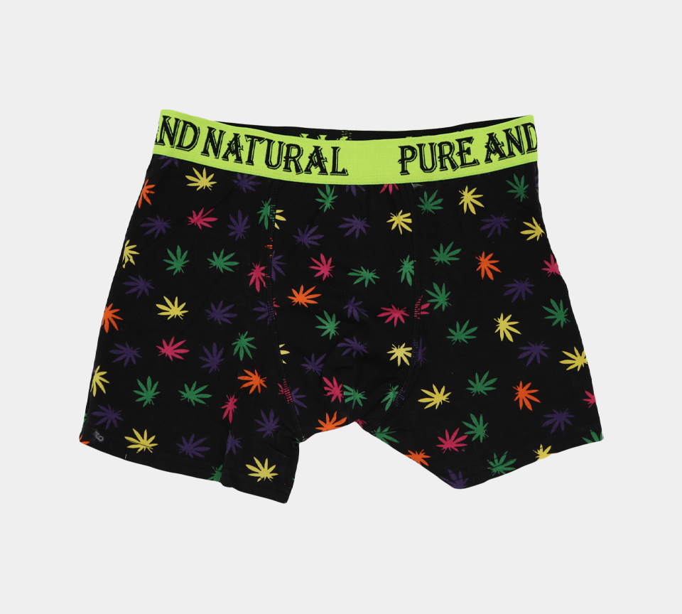 Pure and Natural Soft Cotton Rich Boxer Shorts 3 Pack - UK S-XL