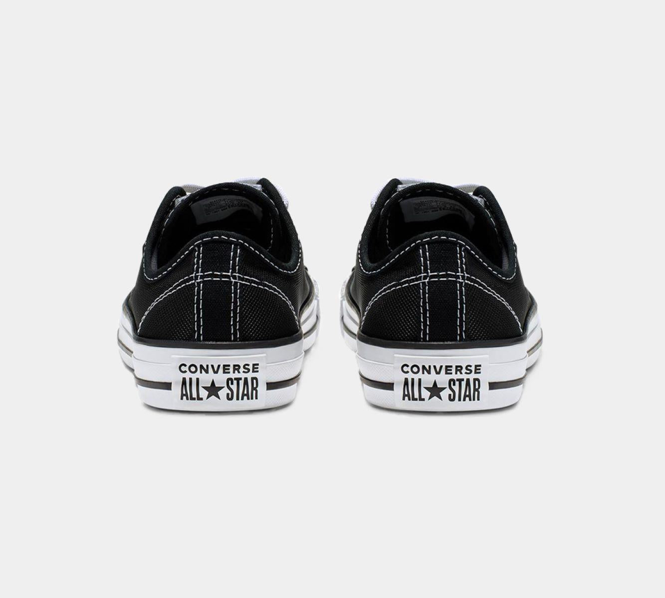 Converse Chuck Taylor All Star OX Black/White Low Top Womens Trainers Shoes UK 3-8 - V