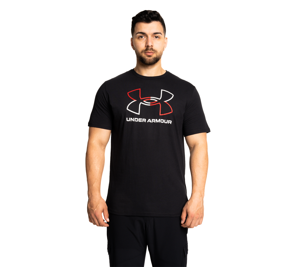 Under Armour Foundation T-Shirt Mens Black White Grey Short Sleeve Crew Neck Tee UK S-2XL