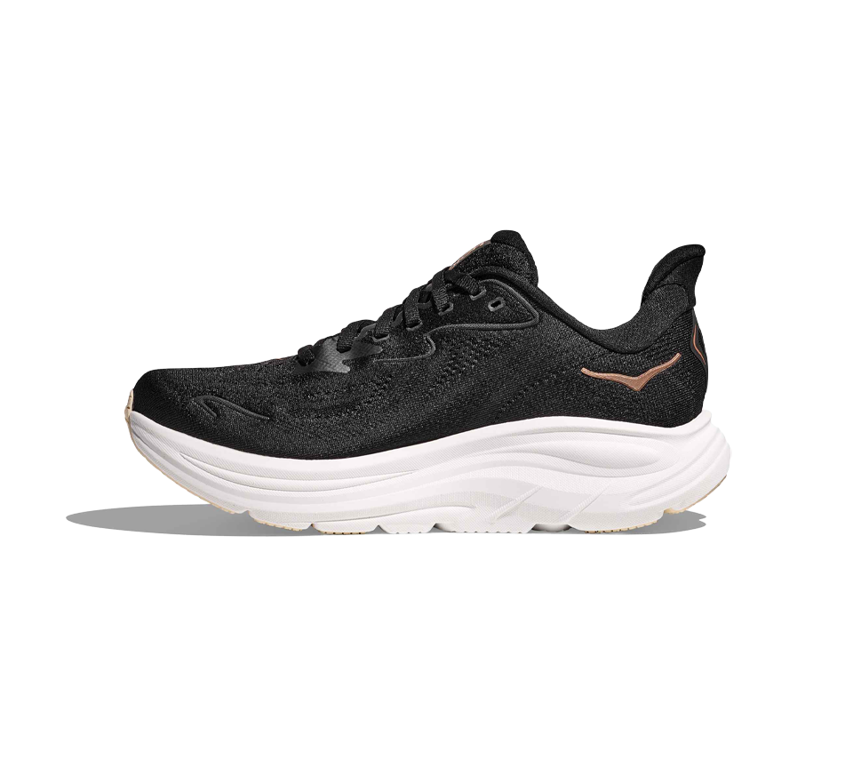 Hoka Clifton 10 Trainers Black Rose Gold UK 3.5-6.5