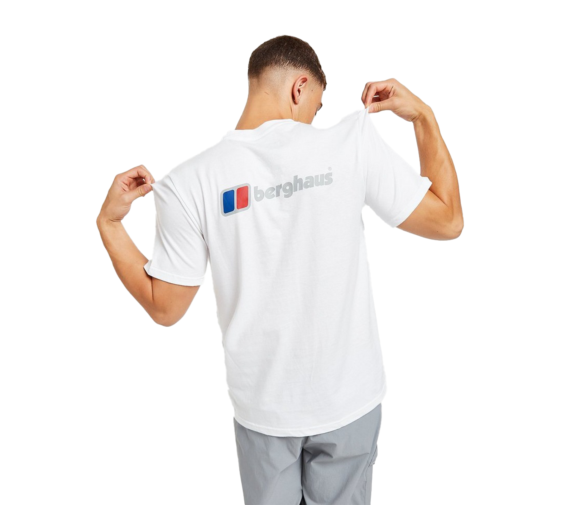 Berghaus Organic Classic Logo T-Shirt Mens White Short Sleeve Crew Neck Tee UK S-2XL