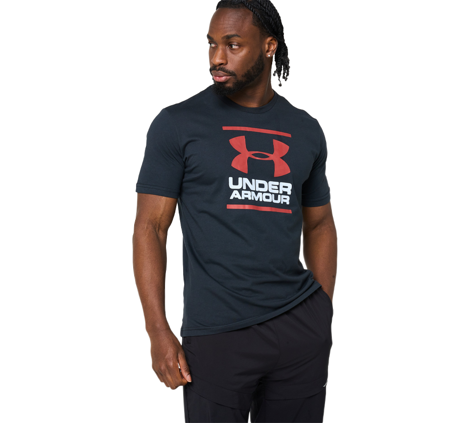 Under Armour GL Foundation Short Sleeve T-Shirt Mens Black White Grey Navy Tee UK S-XL