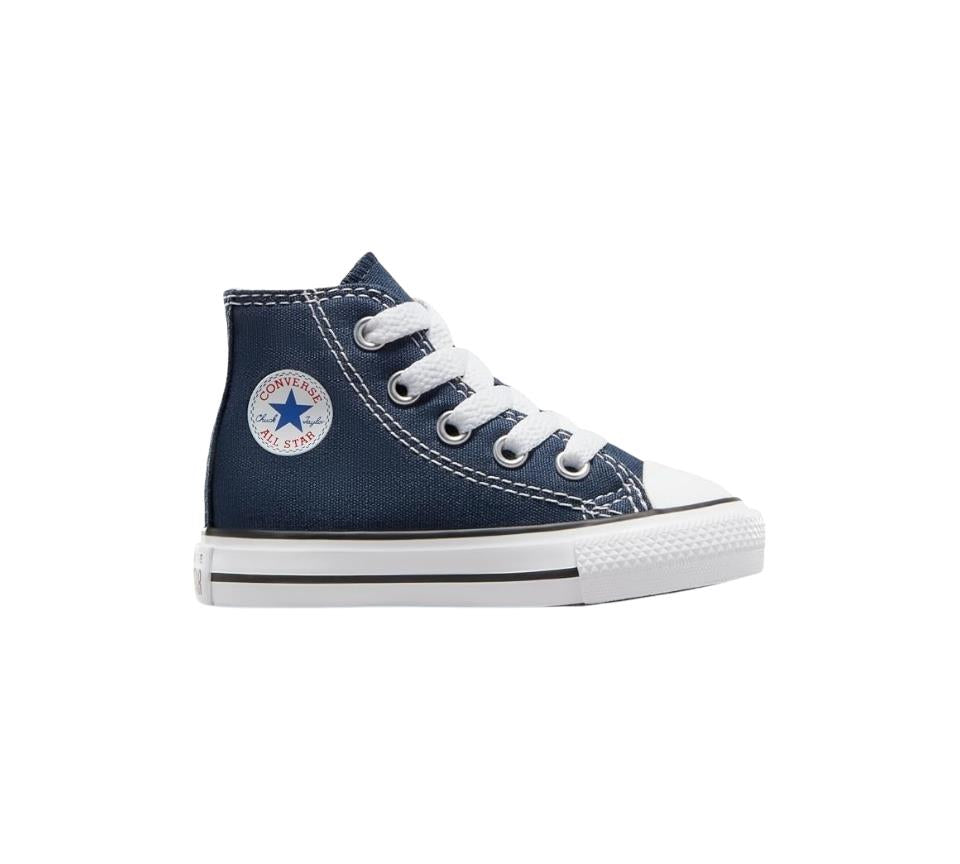 Converse Chuck Taylor All Star Classic High Tops Navy Kids Trainers UK ...