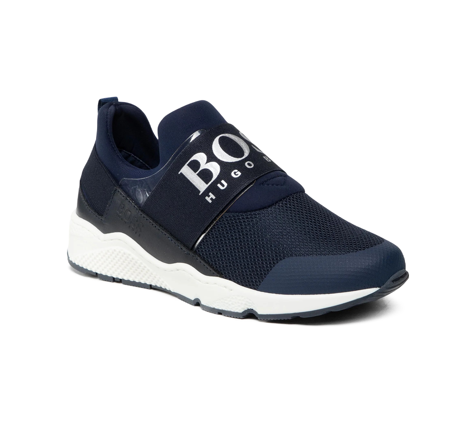 Hugo Boss Kids Wear Boys Trainers Marino Shoes UK 10-13/1-7.5