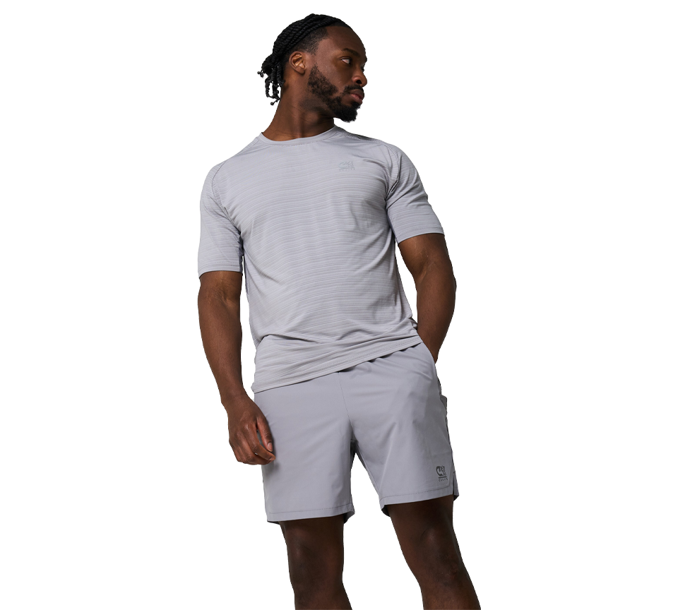 Cruyff Degrees T-Shirt Mens Grey Short Sleeve Crew Neck Casual Tee UK S-2XL