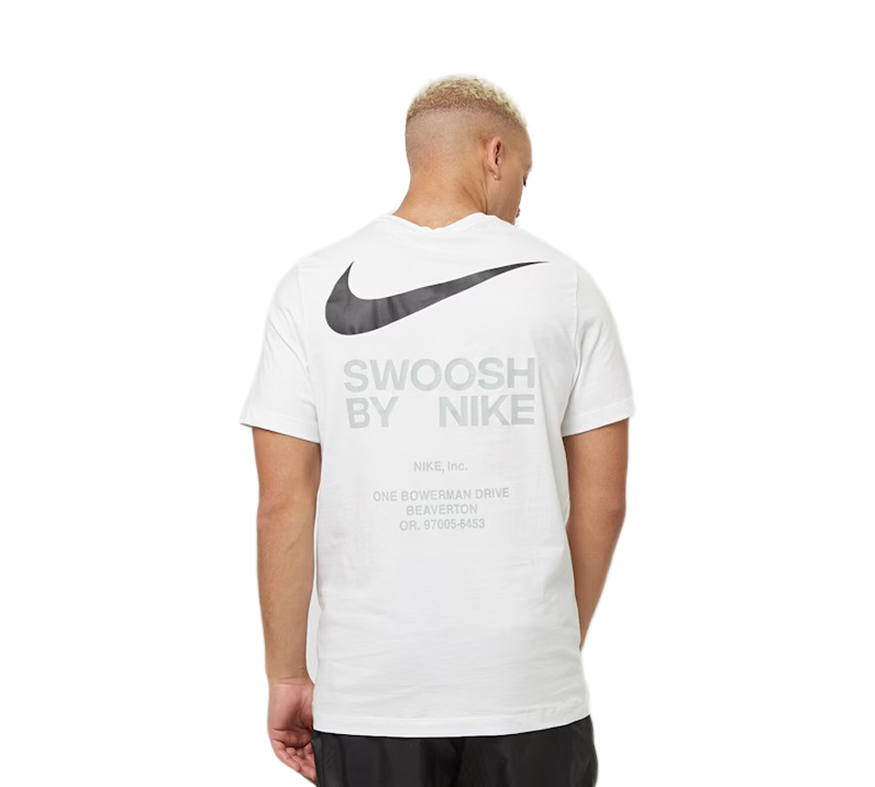 Nike Corporate Address Tee Mens White and Black Short Sleeve Crew Neck T-Shirt UK S-XL