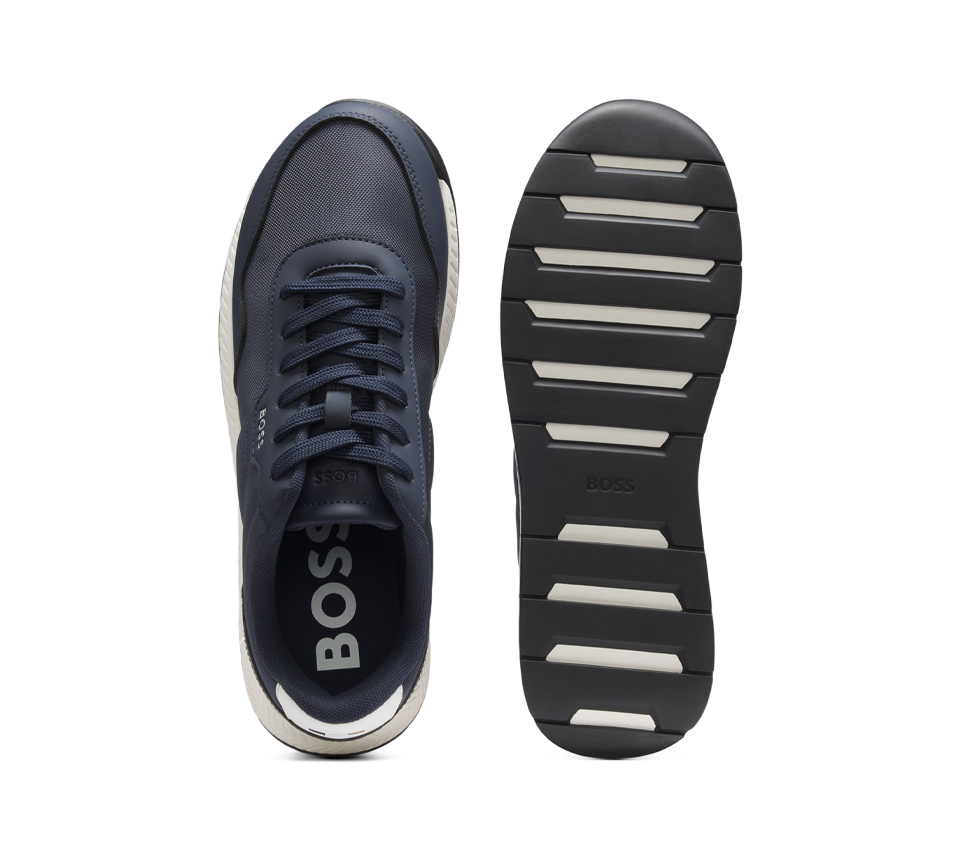 Boss Titanium Runn Trainers Dark Blue UK 6- UK 11