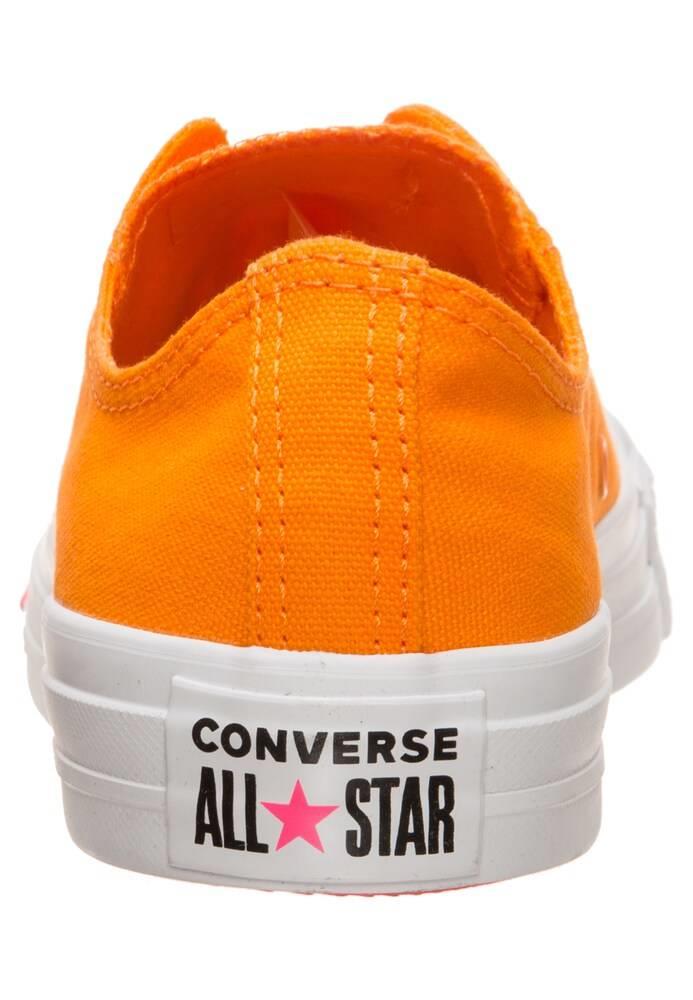Converse Chuck Taylor All Star OX Trainers Womens Shoes Orange UK 3-8