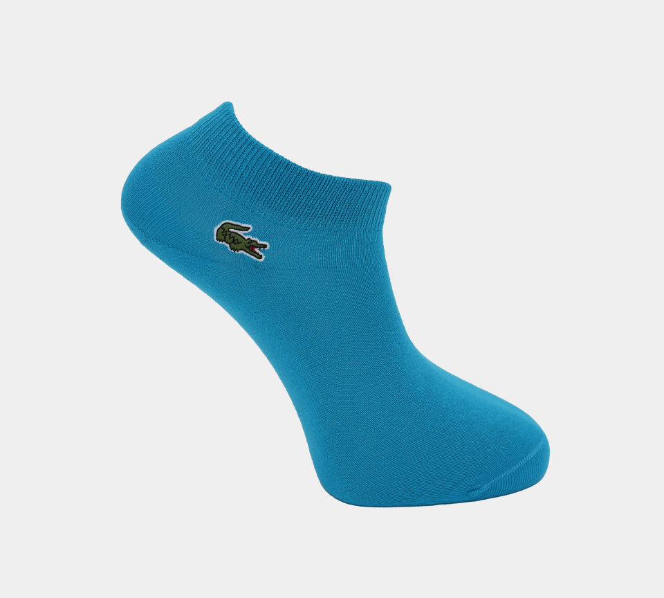 Lacoste 3-Pack Mens Cotton Jersey Blend Socks Blue/Black/White UK 3.5-11