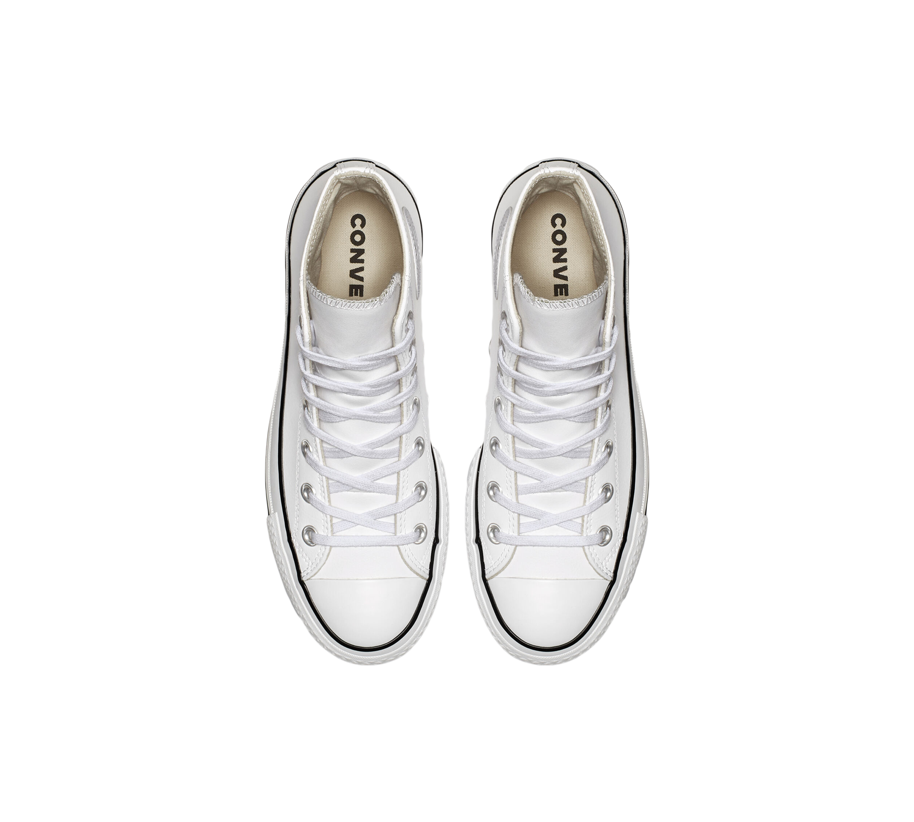Converse Women's Chuck Taylor All Star Platform Leather 561676C Shoes White UK Size 3-8