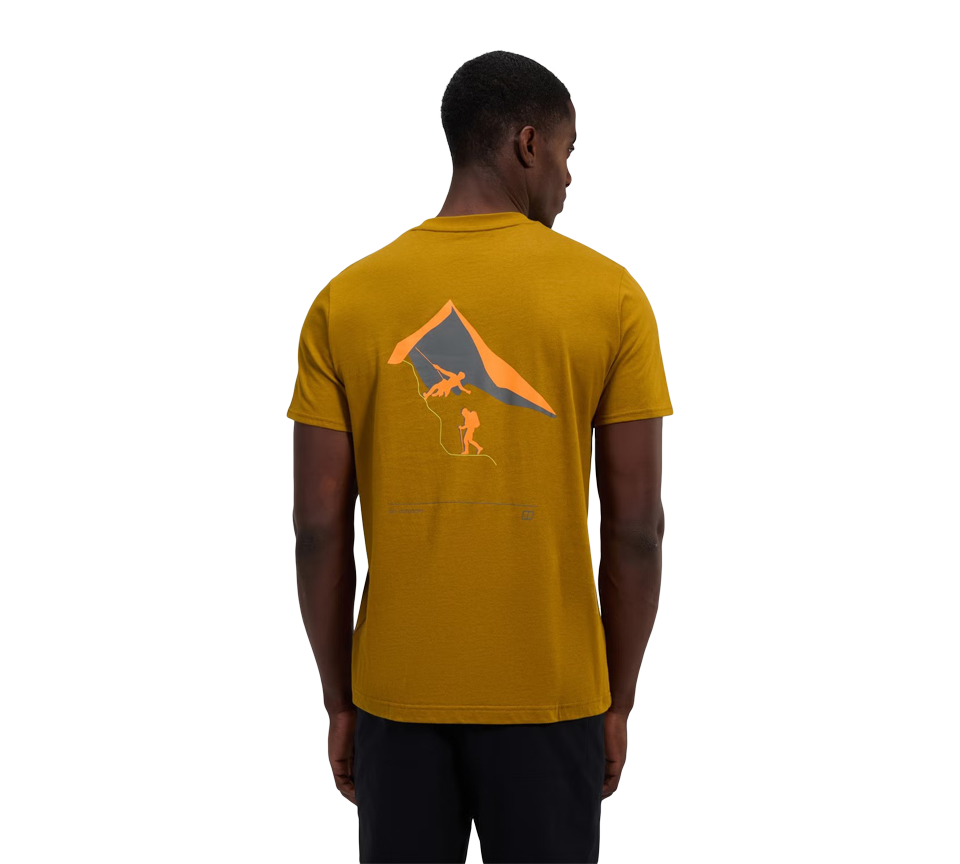 Berghaus Grappled Tee Brown UK S-2XL
