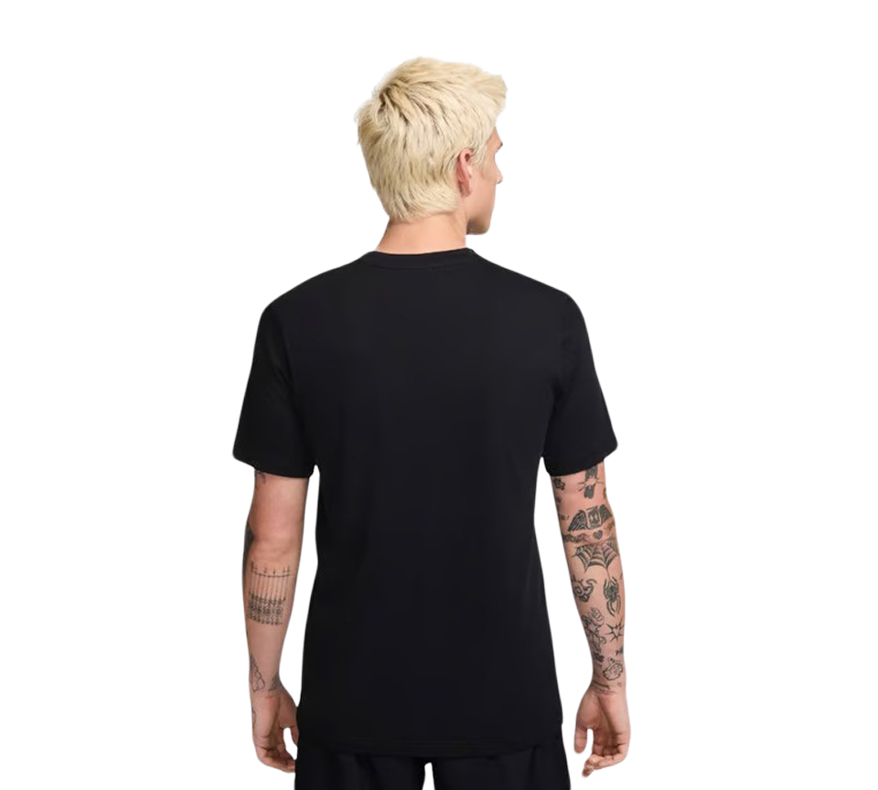 Nike Air Graphic Logo Tee Mens Black and White Short Sleeve Crew Neck T-Shirt UK S-2XL