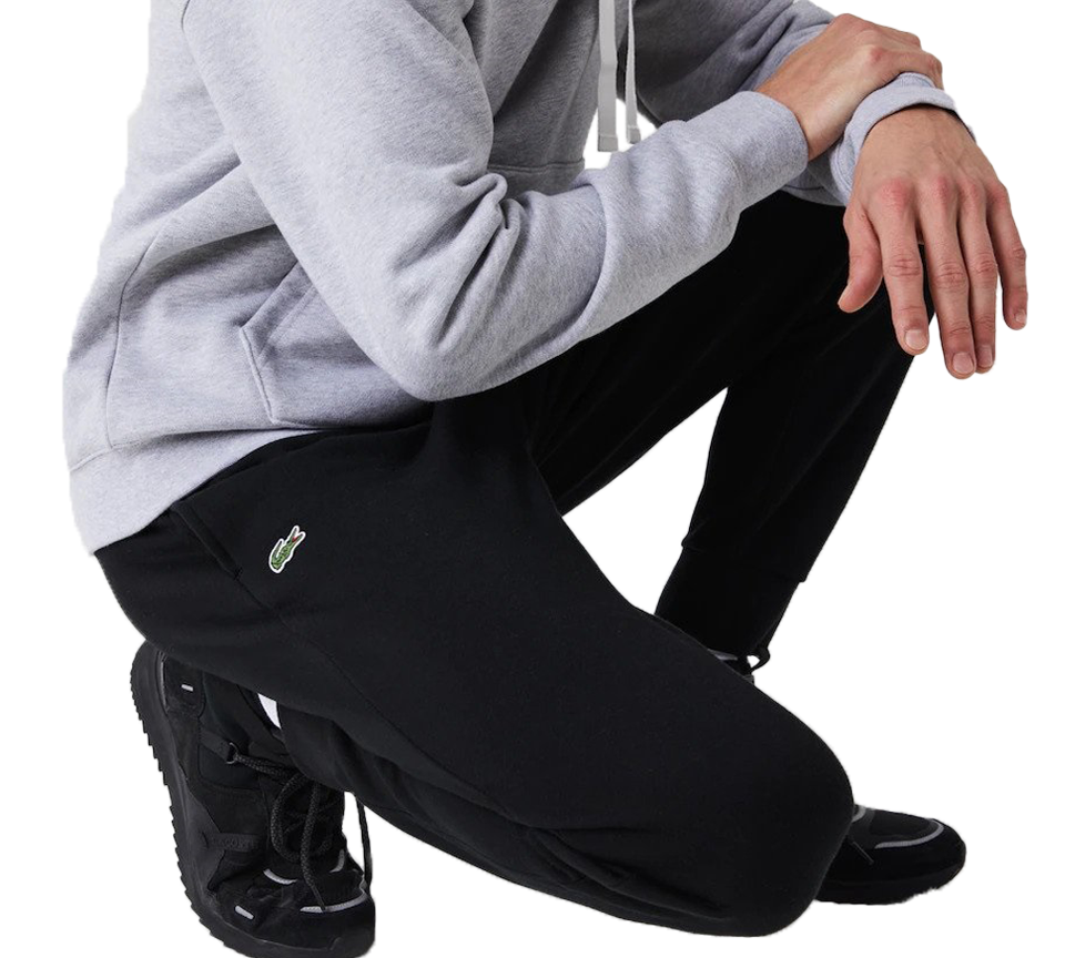 Lacoste Mens Sport Cotton Fleece Tennis Sweatpants Black UK S-2XL 3-7