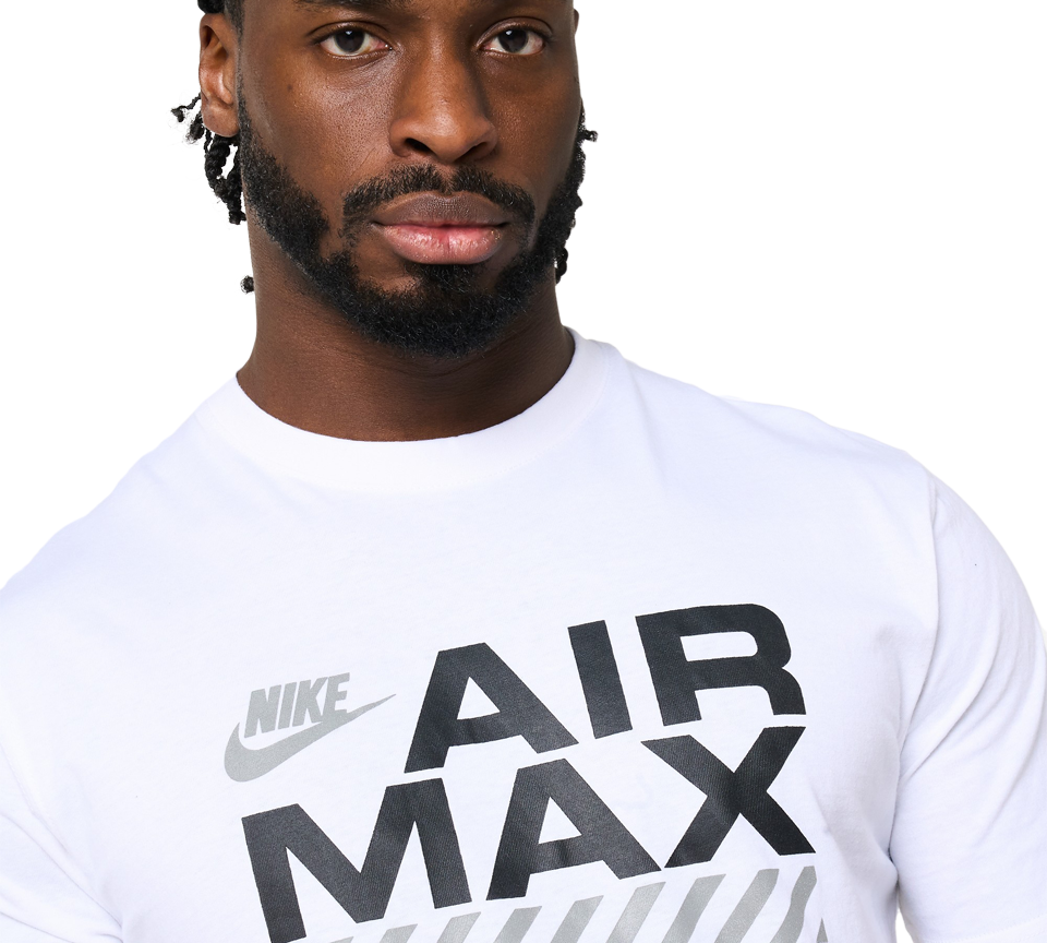 Nike Sportswear Air Max Tee Mens Black and White Short Sleeve T-Shirt UK S-XL