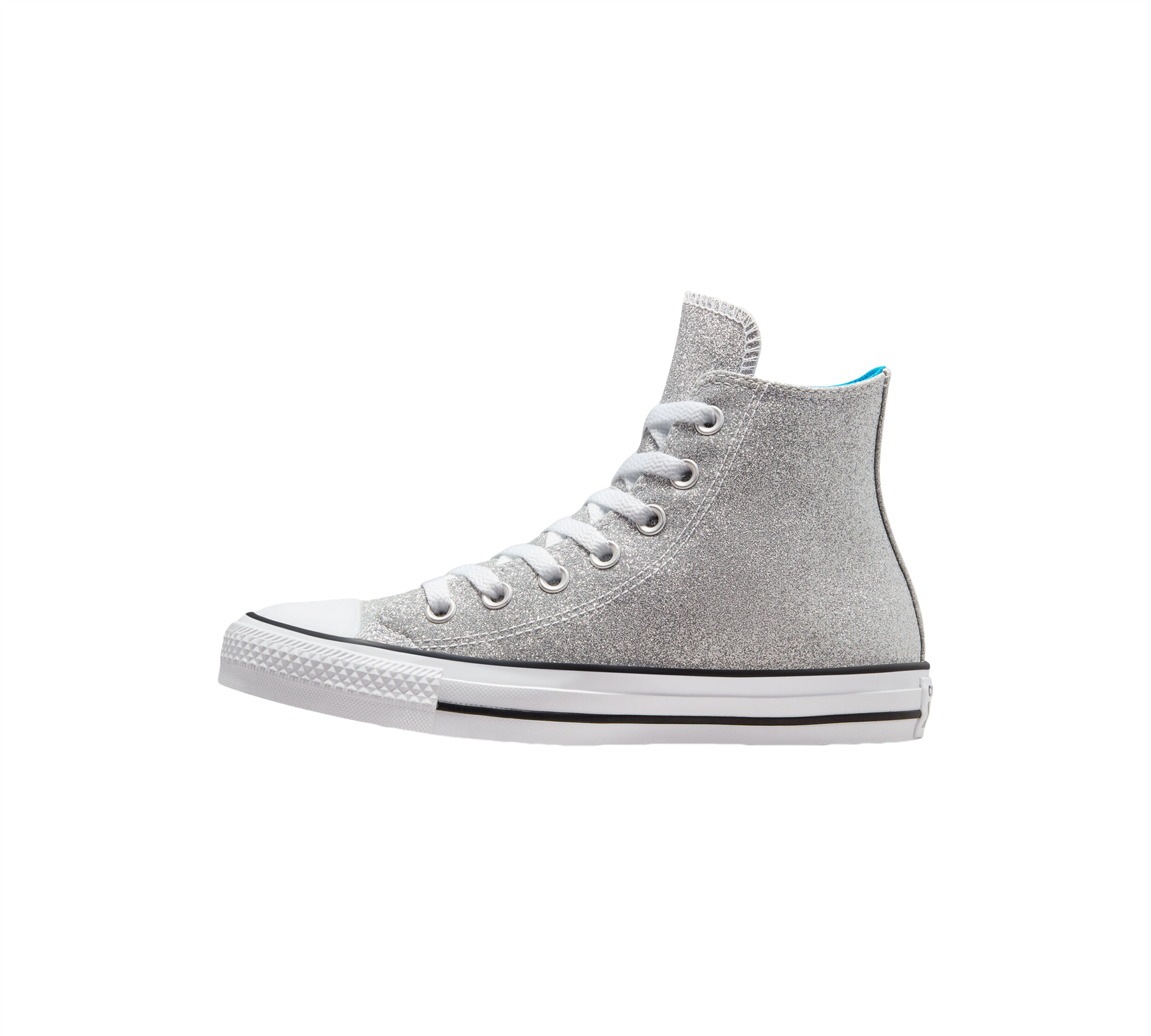 Converse Authentic Glam Chuck Taylor All Star Men Shoes Silver UK 3-8