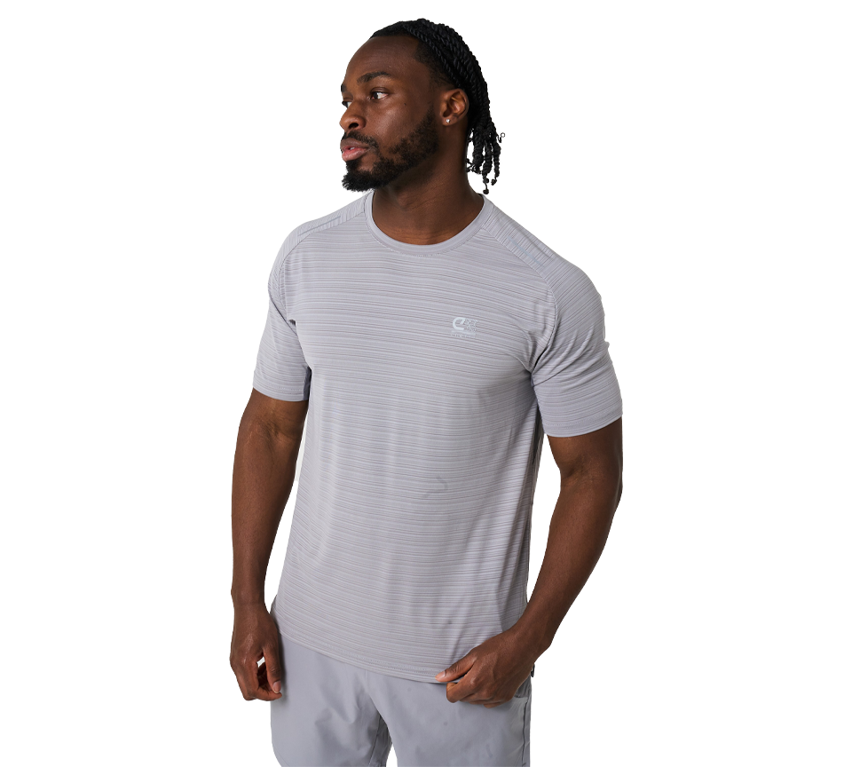 Cruyff Degrees T-Shirt Mens Grey Short Sleeve Crew Neck Casual Tee UK S-2XL