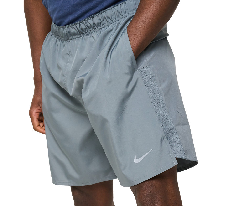 Nike Challenger 7 Inch Mens Shorts Black and Grey UK S-2XL
