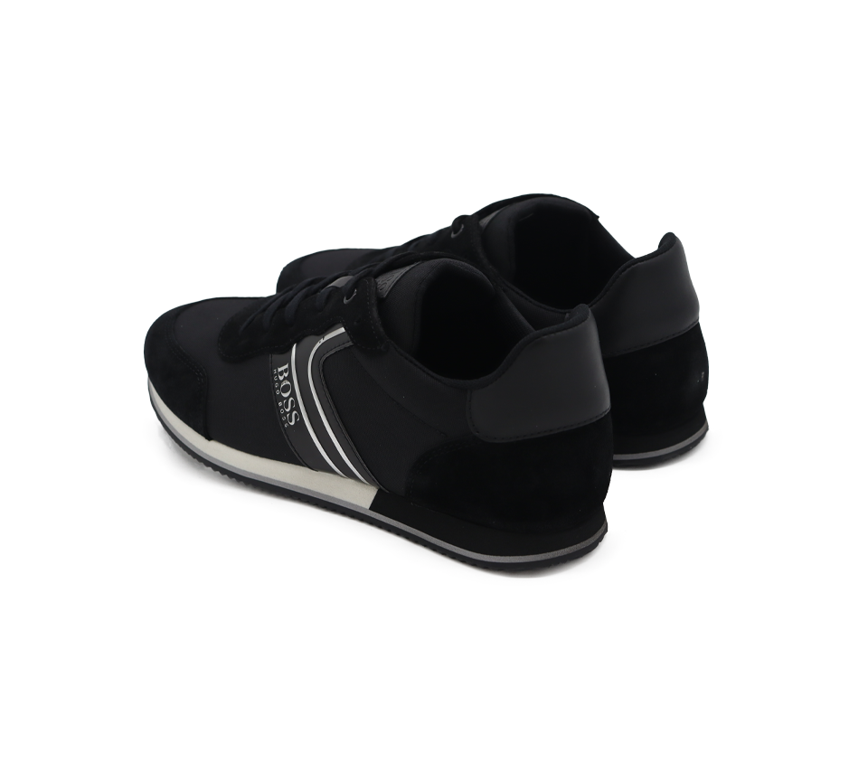 Hugo Boss Kids Wear Trainers Black UK 1-7.5