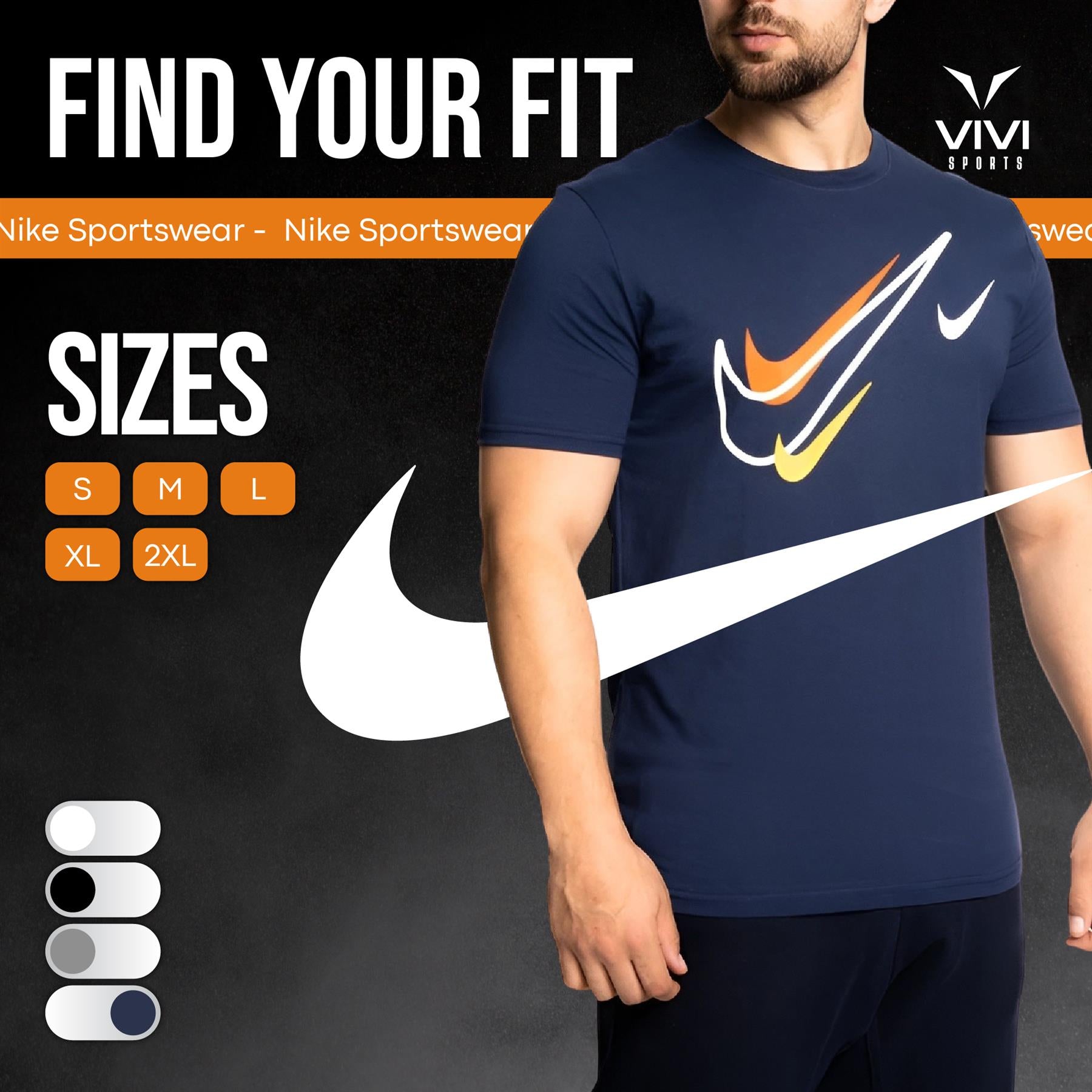 NIKE COURT SWOOSH T SHIRT
