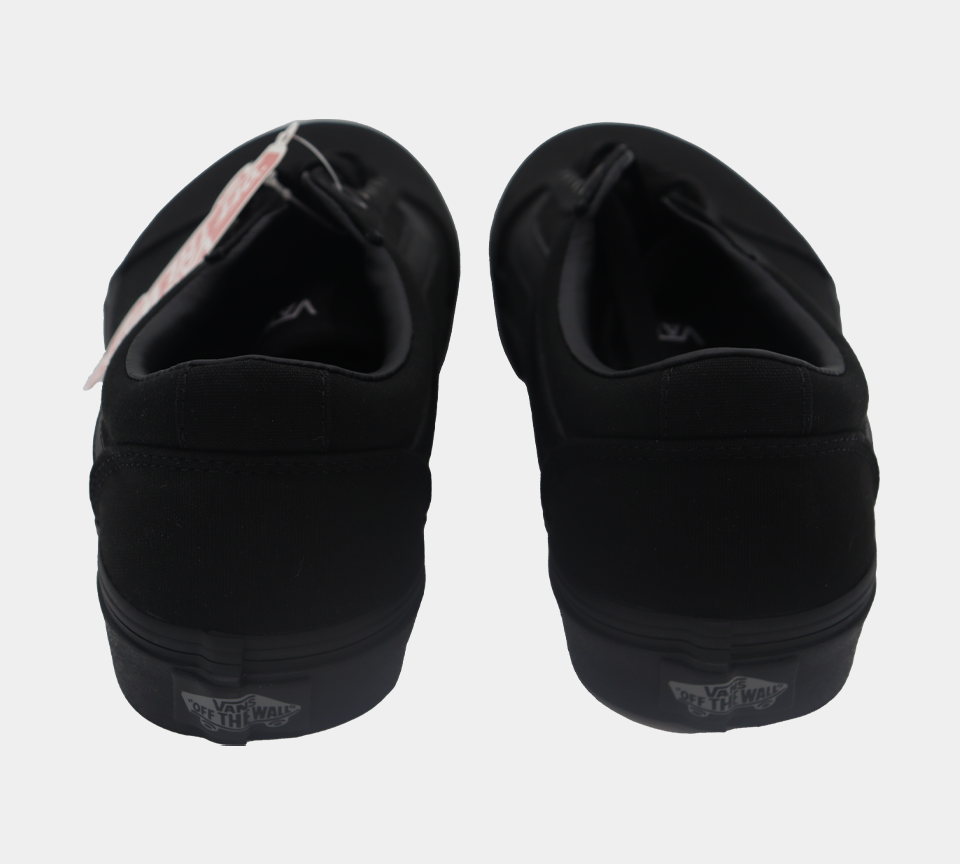 Women's Vans Ward Canvas VN0A3IUN1861 Classic Skate Shoes Black UK 3-8