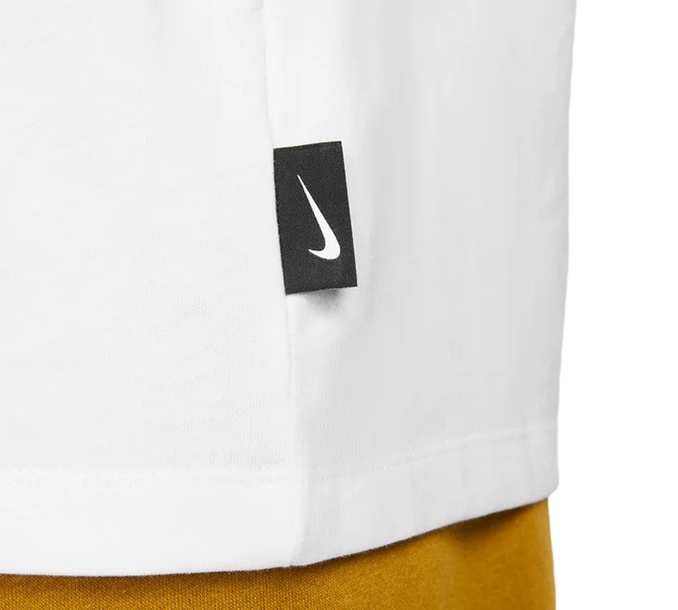 Nike Big Swoosh Tee Mens Black and White Short Sleeve Crew Neck T-Shirt UK S-2XL