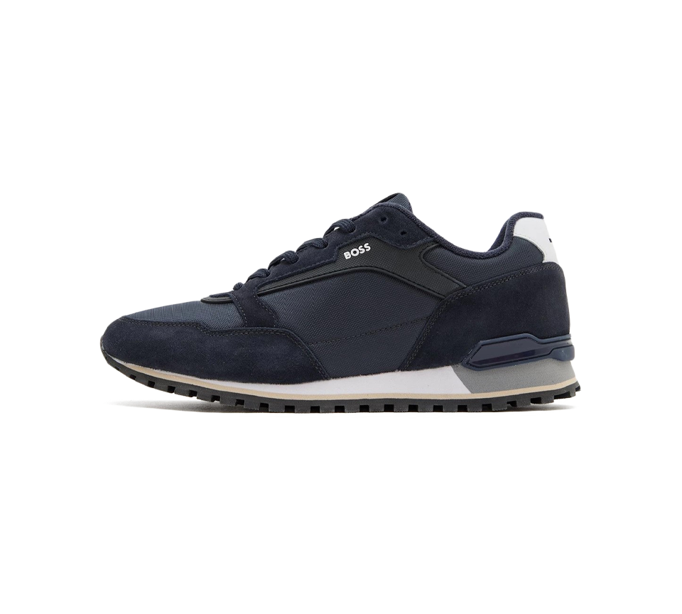 Hugo Boss Parkour Run Mens Trainers Dark Blue Black Sneakers UK 6-11